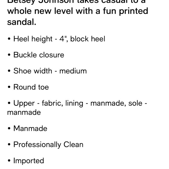 Betsey Johnson Melanni Block Heel dress sandal - Picture 8 of 8